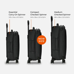 Compact 24" Checked Expandable Spinner